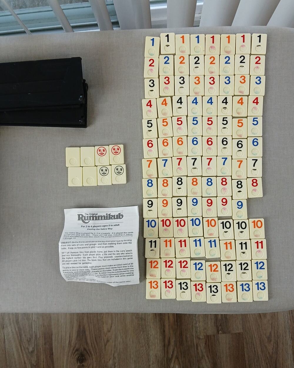 The Original Rummikub The Sabra Way + instructions plastic vtg 1993 Pressman